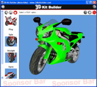 3D Kit Builder (Motorbike) screenshot